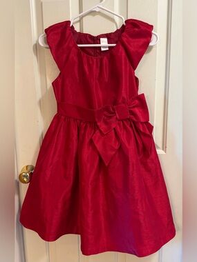 Gymboree Fancy Red Dress with Large Bow